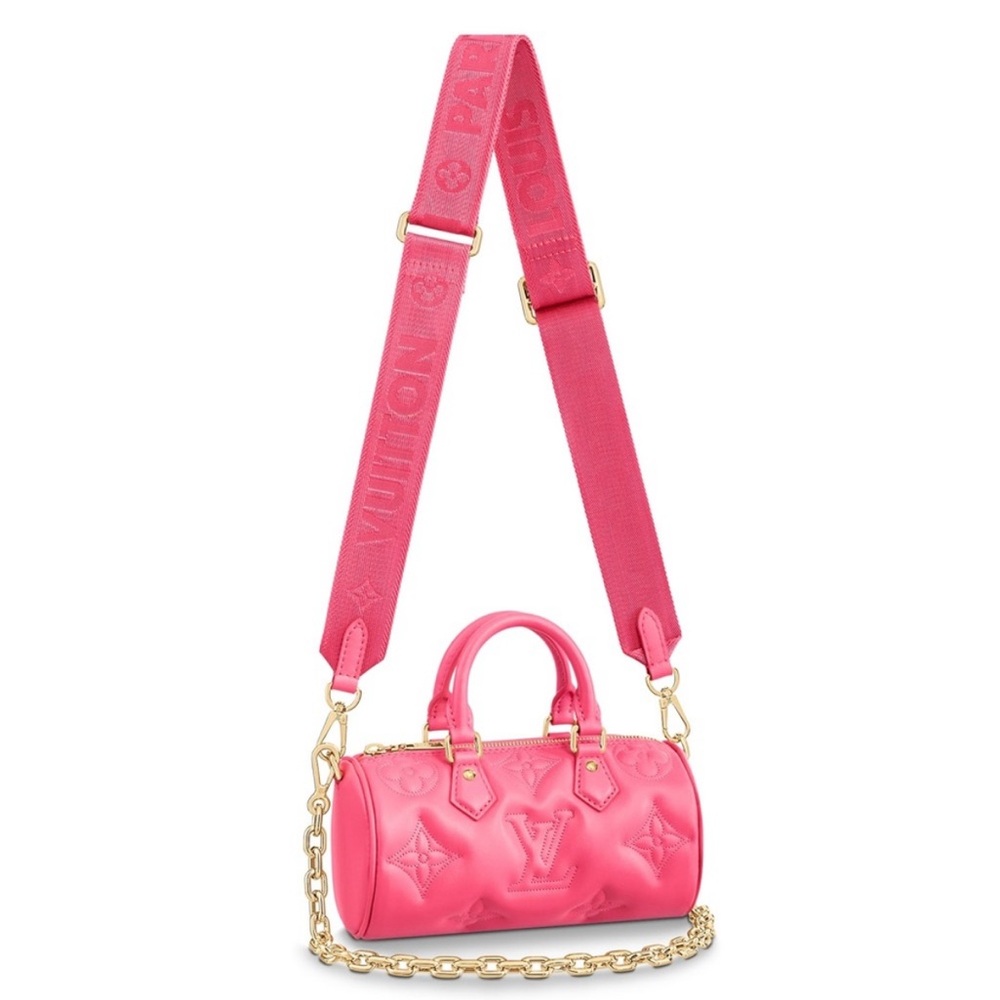 Louis Vuitton Bubblegram Papillon BB in Dragon Fruit - Picture 2 of 16